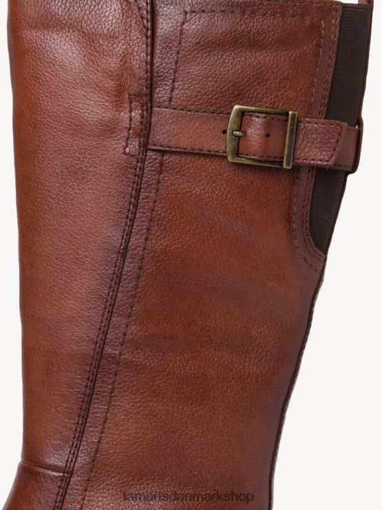 Tamaris Kvinder læderstøvler - brun/kastanje XVXV8T1797 sko