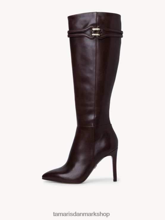 Tamaris Kvinder læderstøvler - brun/mocca XVXV8T1270 sko