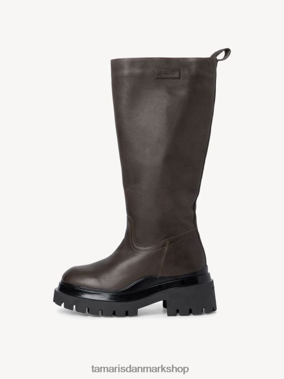 Tamaris Kvinder læderstøvler - grøn/oliven XVXV8T80 sko