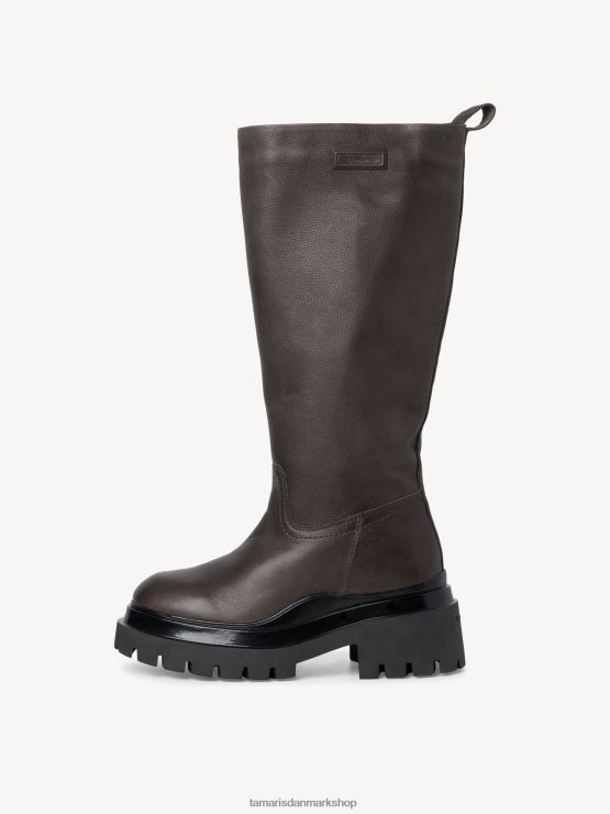 Tamaris Kvinder læderstøvler - grøn/oliven XVXV8T80 sko