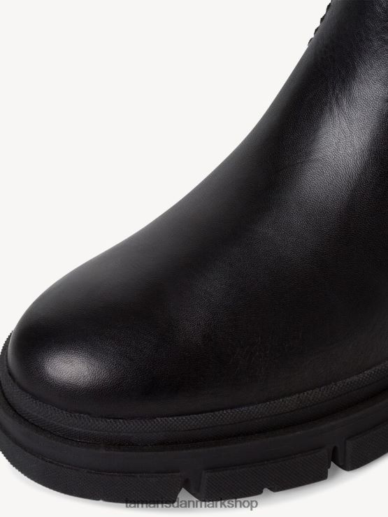 Tamaris Kvinder læderstøvler - sort varmt foer/sort læder XVXV8T2015 sko