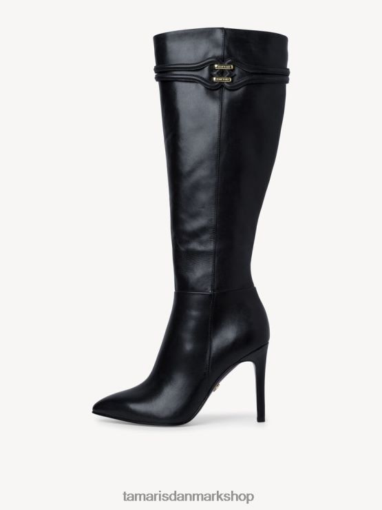 Tamaris Kvinder læderstøvler - sorte XVXV8T1720 sko