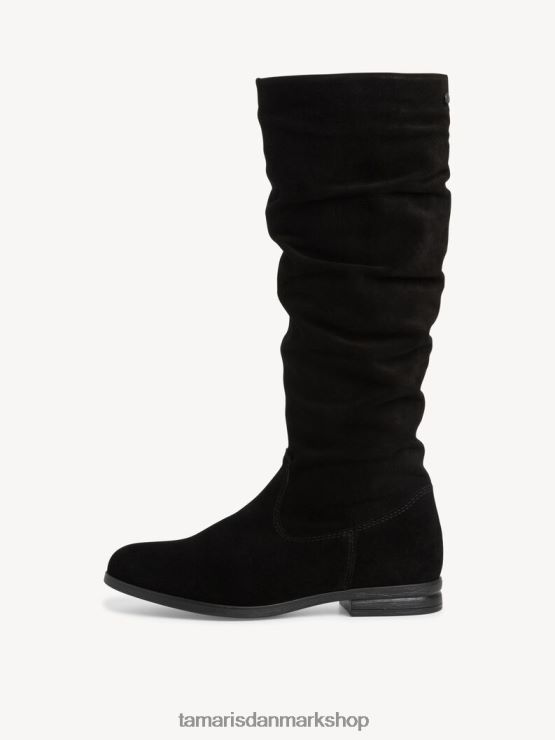 Tamaris Kvinder læderstøvler - sorte XVXV8T1764 sko