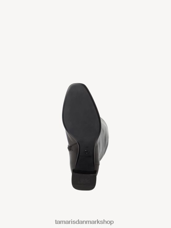 Tamaris Kvinder læderstøvler - sorte XVXV8T2063 sko