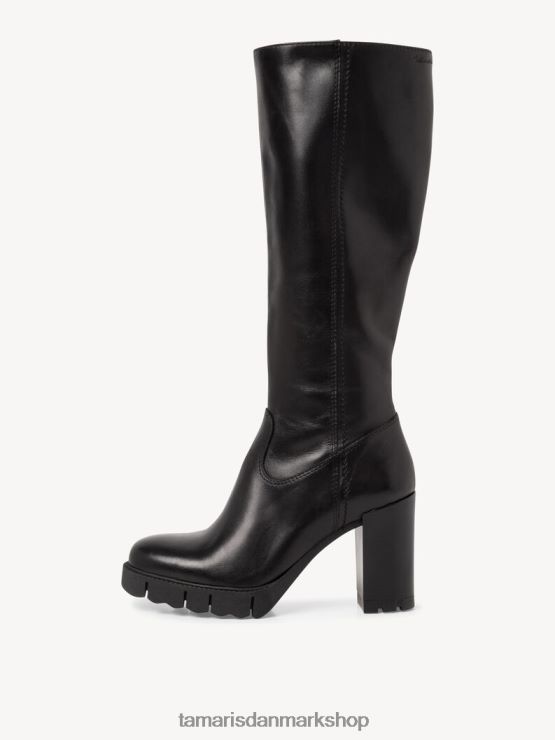 Tamaris Kvinder læderstøvler - sorte XVXV8T2085 sko