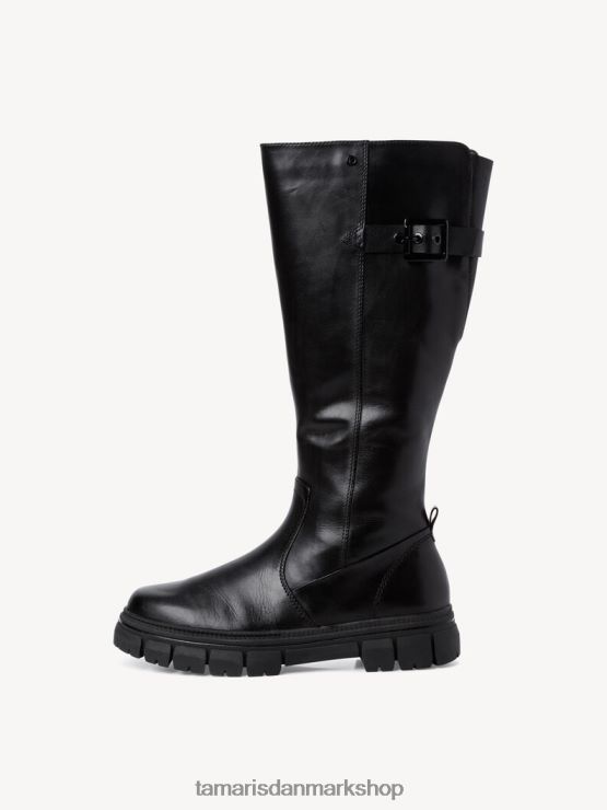 Tamaris Kvinder læderstøvler - sorte XVXV8T358 sko