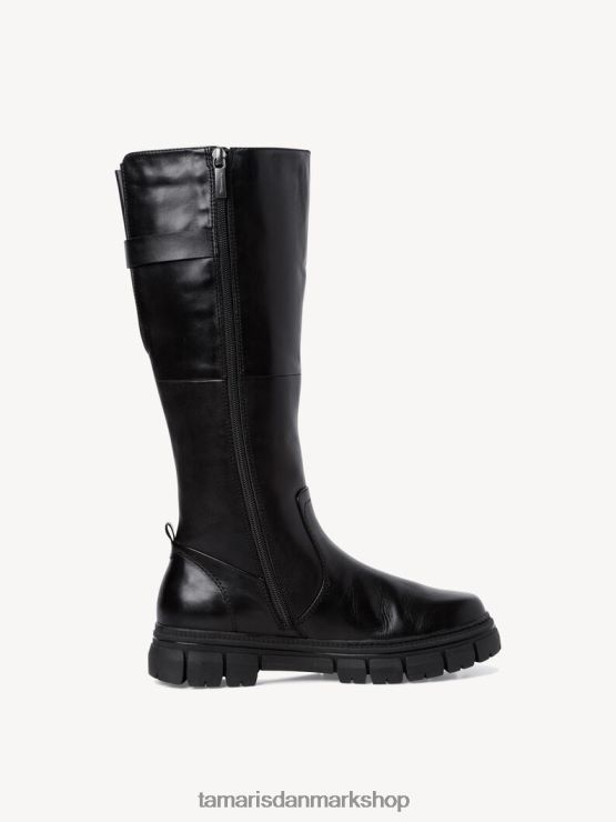 Tamaris Kvinder læderstøvler - sorte XVXV8T358 sko