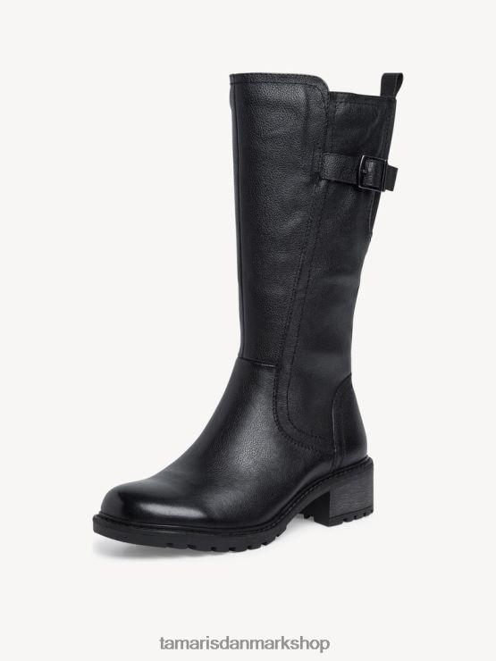 Tamaris Kvinder læderstøvler - sorte XVXV8T596 sko