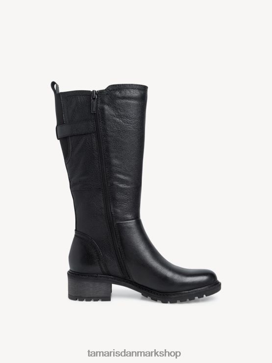 Tamaris Kvinder læderstøvler - sorte XVXV8T596 sko