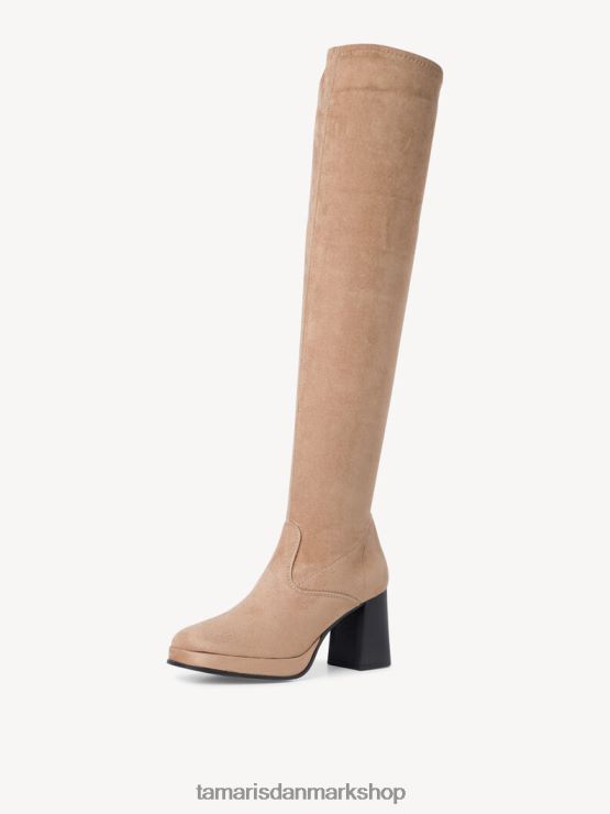 Tamaris Kvinder overknee støvler - brun/peber XVXV8T162 sko