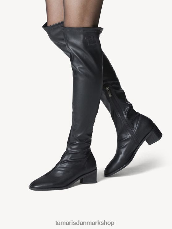 Tamaris Kvinder overknee støvler - sorte XVXV8T1008 sko