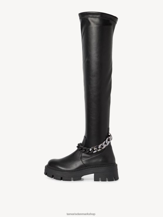 Tamaris Kvinder overknee støvler - sorte XVXV8T1697 sko