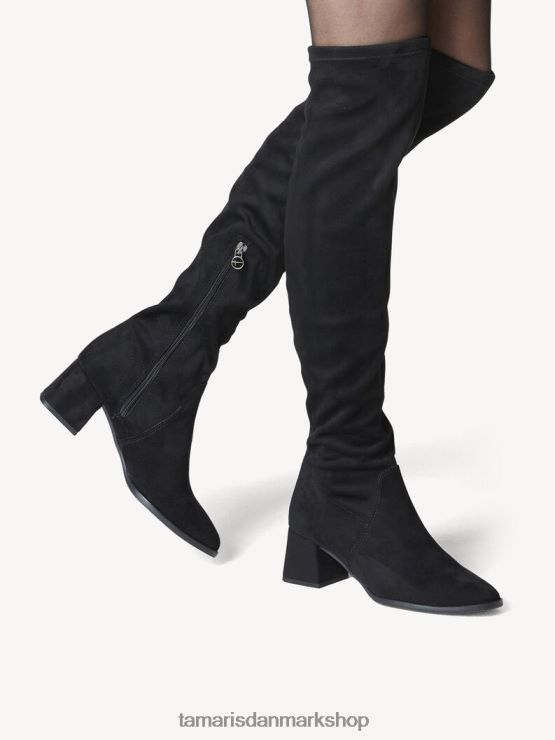 Tamaris Kvinder overknee støvler - sorte XVXV8T1831 sko