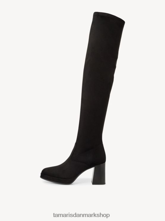 Tamaris Kvinder overknee støvler - sorte XVXV8T206 sko