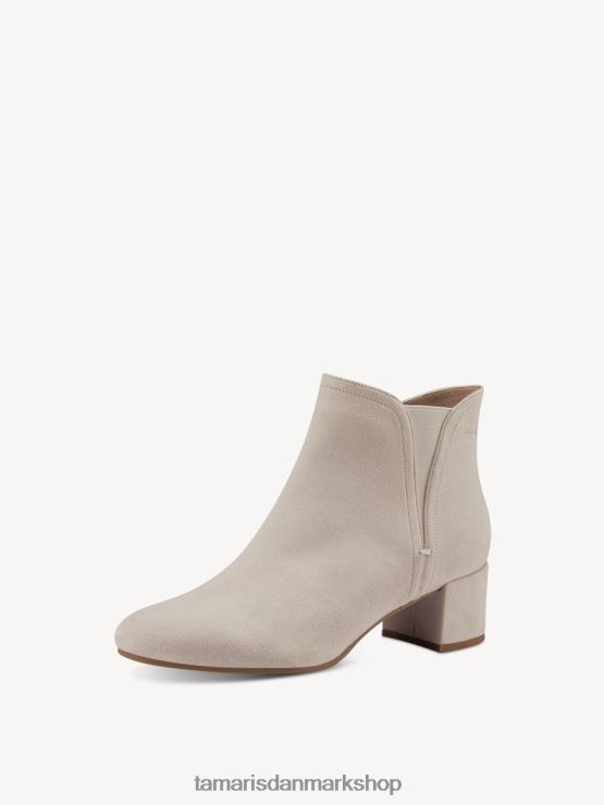 Tamaris Kvinder støvle - beige/elfenben ruskind XVXV8T809 sko