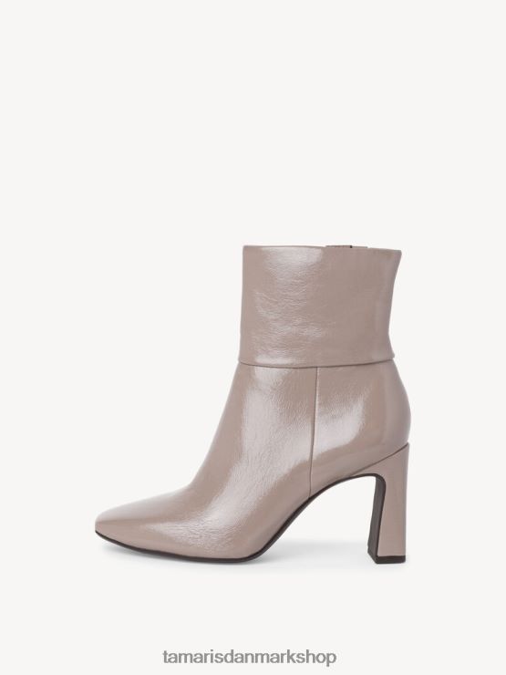 Tamaris Kvinder støvle - beige/taupe patent XVXV8T1795 sko