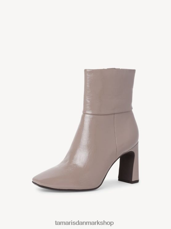 Tamaris Kvinder støvle - beige/taupe patent XVXV8T1795 sko