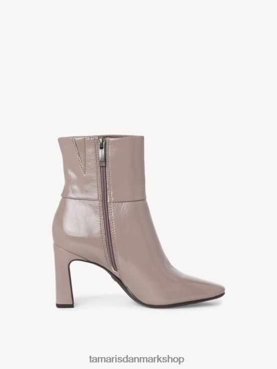 Tamaris Kvinder støvle - beige/taupe patent XVXV8T1795 sko