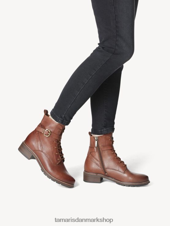 Tamaris Kvinder støvle - brun/cognac læder XVXV8T1548 sko