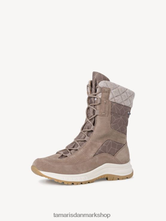 Tamaris Kvinder støvle - brun/taupe XVXV8T163 sko