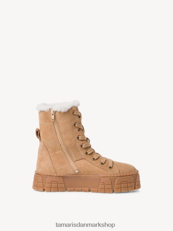 Tamaris Kvinder støvle - brunt varmt foer/kamel XVXV8T296 sko