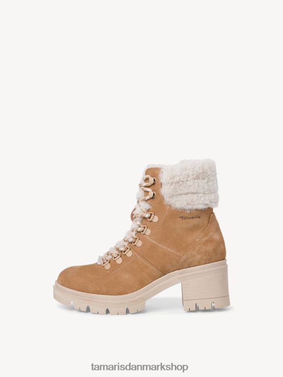 Tamaris Kvinder støvle - brunt varmt foer/kamel XVXV8T701 sko
