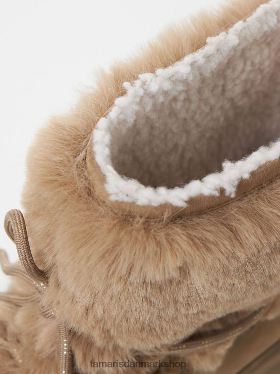 Tamaris Kvinder støvle - brunt varmt foer/taupe XVXV8T1739 sko