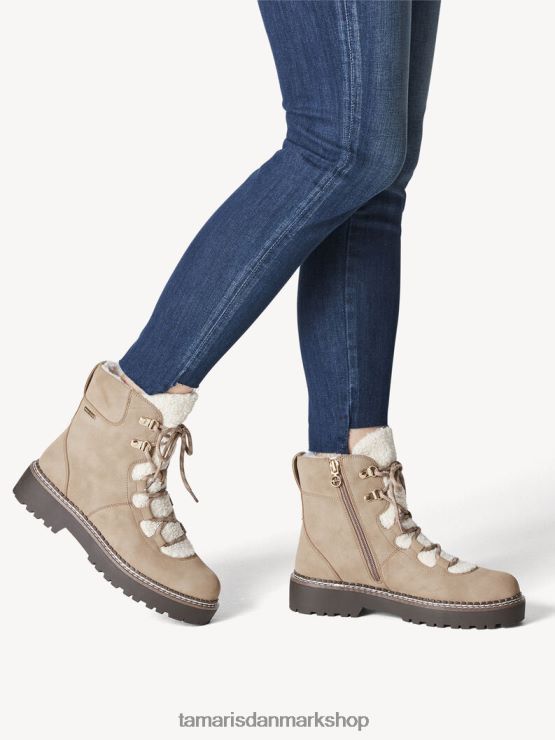 Tamaris Kvinder støvle - brunt varmt foer/taupe XVXV8T750 sko