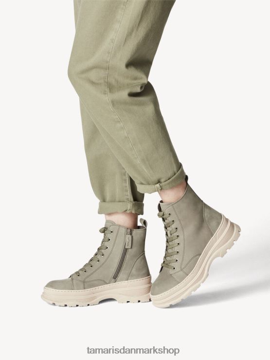 Tamaris Kvinder støvle - grøn/lys kaki XVXV8T1114 sko