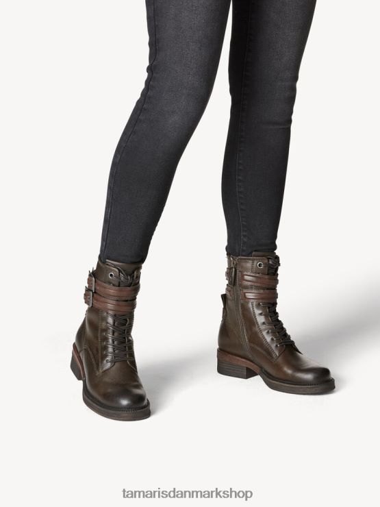 Tamaris Kvinder støvle - grøn/oliven XVXV8T1204 sko