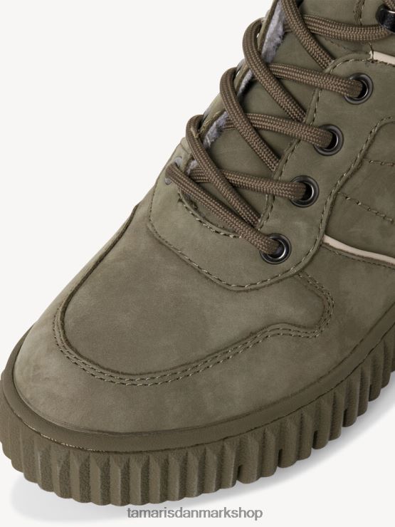 Tamaris Kvinder støvle - grønt varmt foer/lys kaki XVXV8T2110 sko