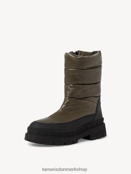 Tamaris Kvinder støvle - grønt varmt foer/oliven XVXV8T121 sko