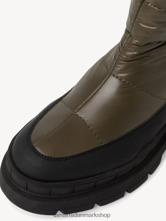 Tamaris Kvinder støvle - grønt varmt foer/oliven XVXV8T121 sko