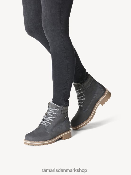 Tamaris Kvinder støvle - gråt varmt foer/antracit XVXV8T1615 sko