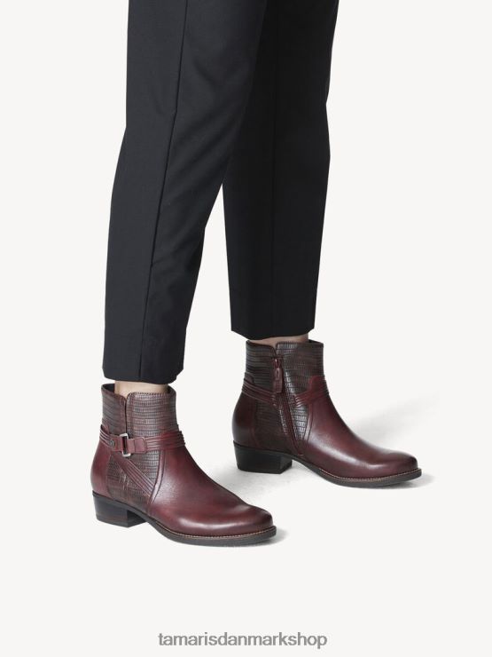 Tamaris Kvinder støvle - rød/burgunder XVXV8T2055 sko