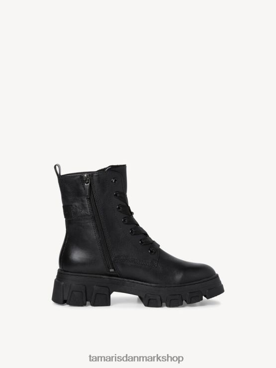 Tamaris Kvinder støvle - sort/sort læder XVXV8T1457 sko