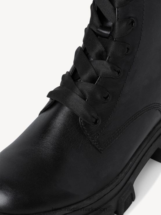 Tamaris Kvinder støvle - sort/sort læder XVXV8T1457 sko