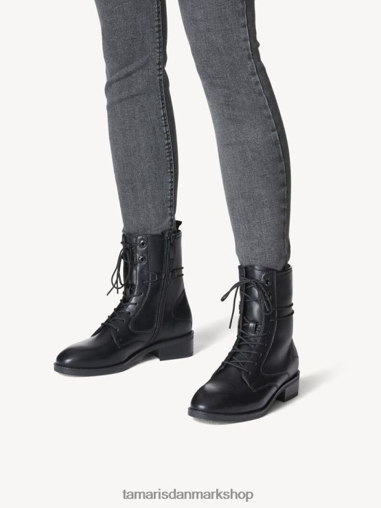 Tamaris Kvinder støvle - sort/sort mat XVXV8T1234 sko