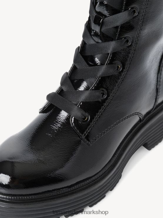 Tamaris Kvinder støvle - sort/sort patent XVXV8T1985 sko