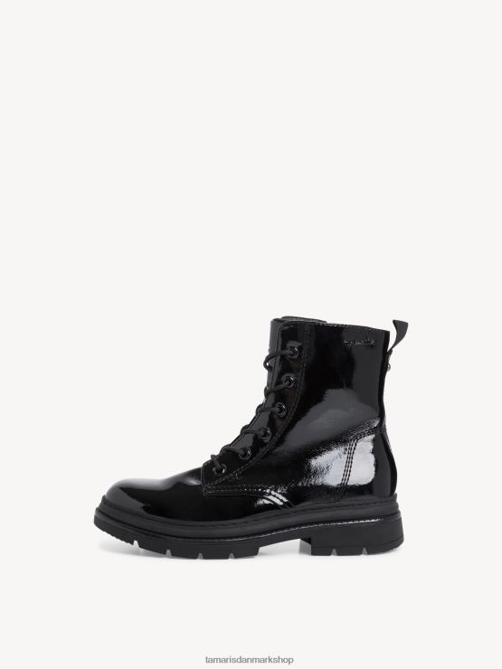 Tamaris Kvinder støvle - sort/sort patent XVXV8T2008 sko