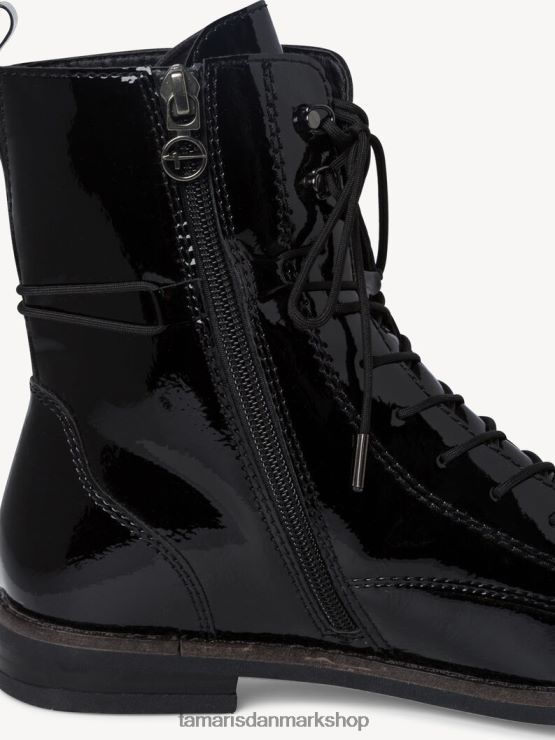 Tamaris Kvinder støvle - sort/sort patent XVXV8T2156 sko