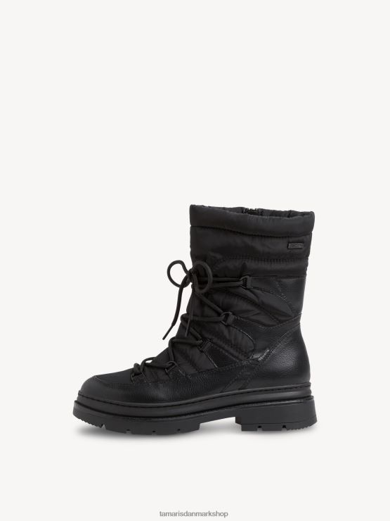 Tamaris Kvinder støvle - sort varmt foer/sort kam XVXV8T133 sko