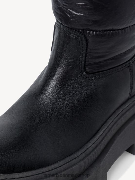 Tamaris Kvinder støvle - sort varmt foer/sort læder XVXV8T180 sko