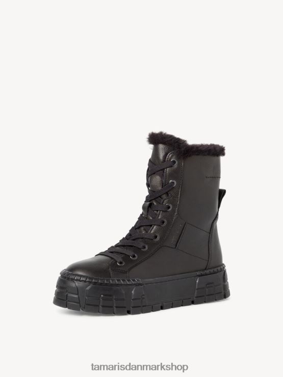 Tamaris Kvinder støvle - sort varmt foer/sort læder XVXV8T46 sko