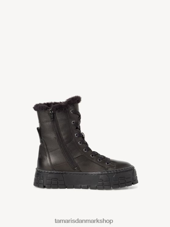 Tamaris Kvinder støvle - sort varmt foer/sort læder XVXV8T46 sko