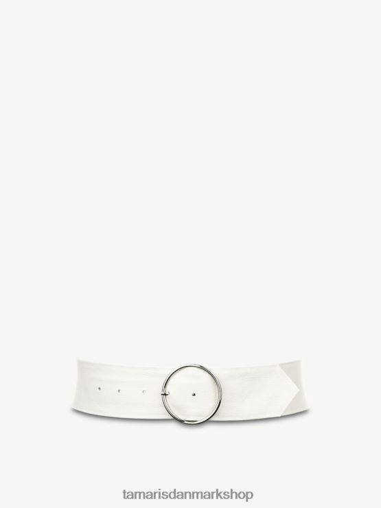 Tamaris Kvinder læder livrem - hvid/offwhite XVXV8T3106 tilbehør