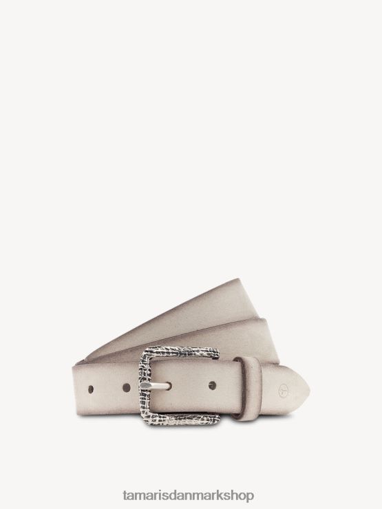 Tamaris Kvinder læderbælte - beige/dunkle vanille XVXV8T3389 tilbehør