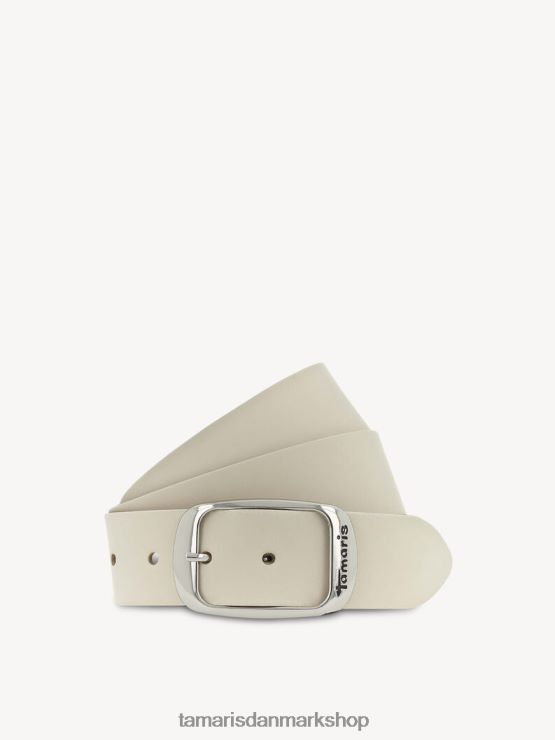 Tamaris Kvinder læderbælte - beige/lys beige XVXV8T3399 tilbehør