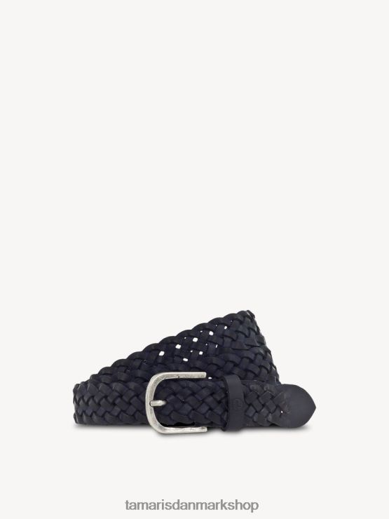 Tamaris Kvinder læderbælte - blå/nachtblau XVXV8T3402 tilbehør