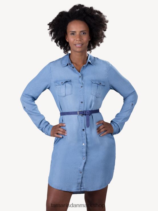 Tamaris Kvinder læderbælte - blå/samtblau XVXV8T2803 tilbehør